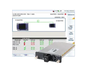 FiberComplete 集成損耗、ORL 和 OTDR 模塊 – 8100-系列，適用于 MTS-6000A、-8000 平臺